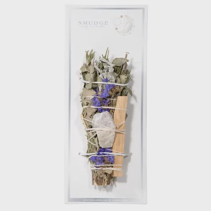Purple Flower Suffumigation Wand On Card