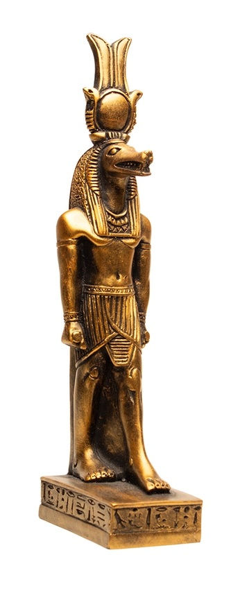 Sobek Statue, Gold Finish