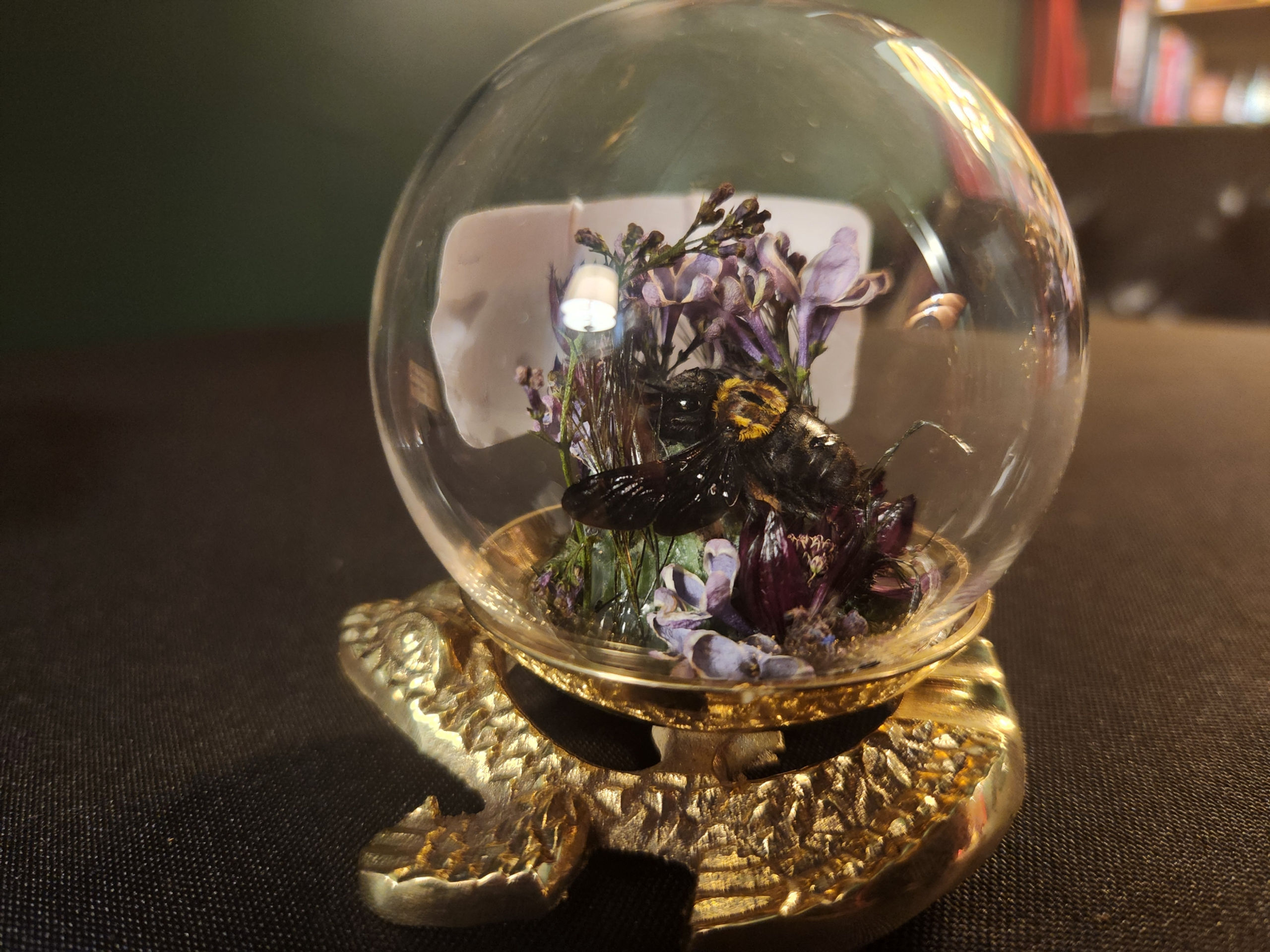 Bee & Lilacs Globe Mini World Terrorium Shop