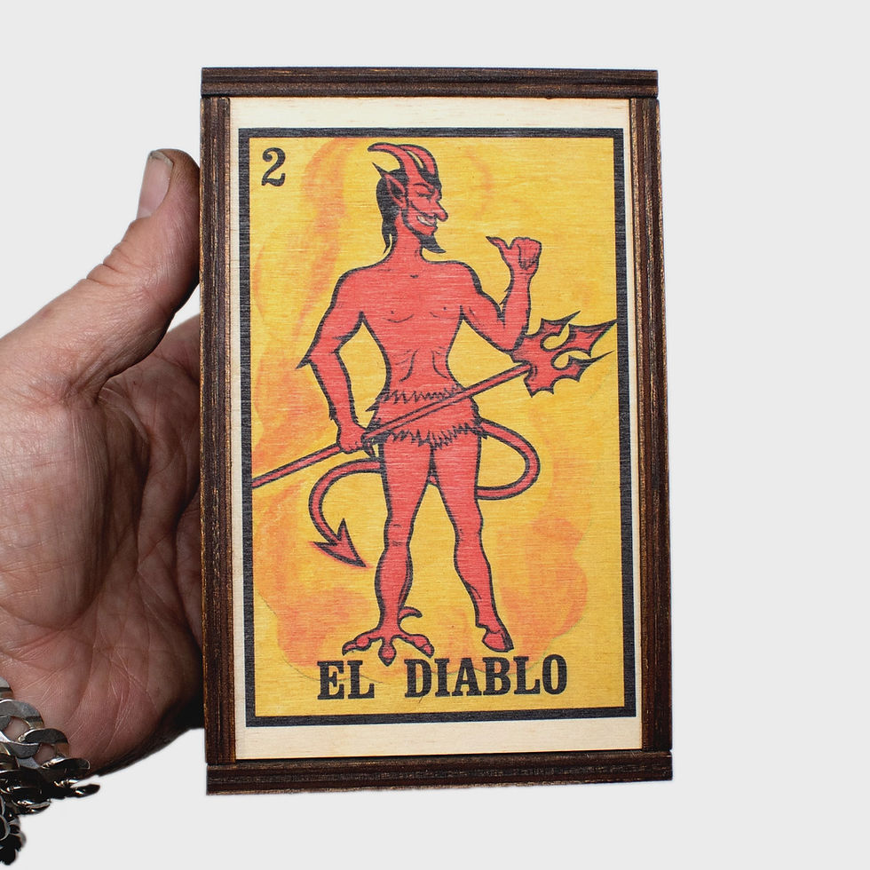 Loteria Diablo Box 4"x6"