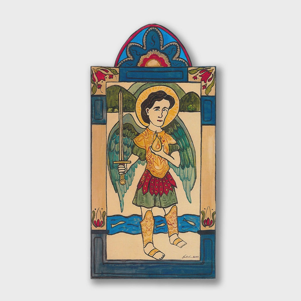 San Uriel - Patron of Poets - Pocket Saint