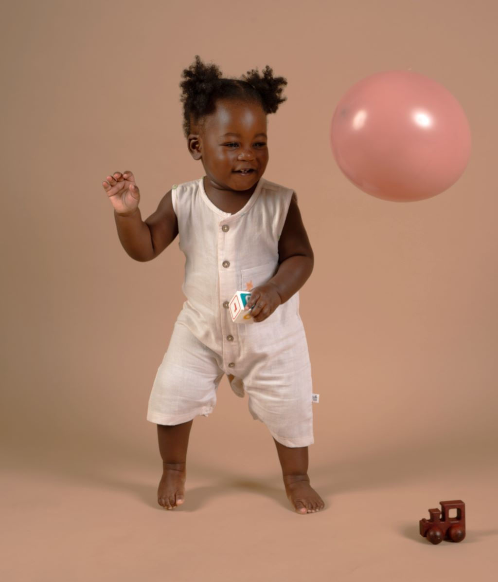 Lil Sea Sparkle Muslin Romper 0-3 Years