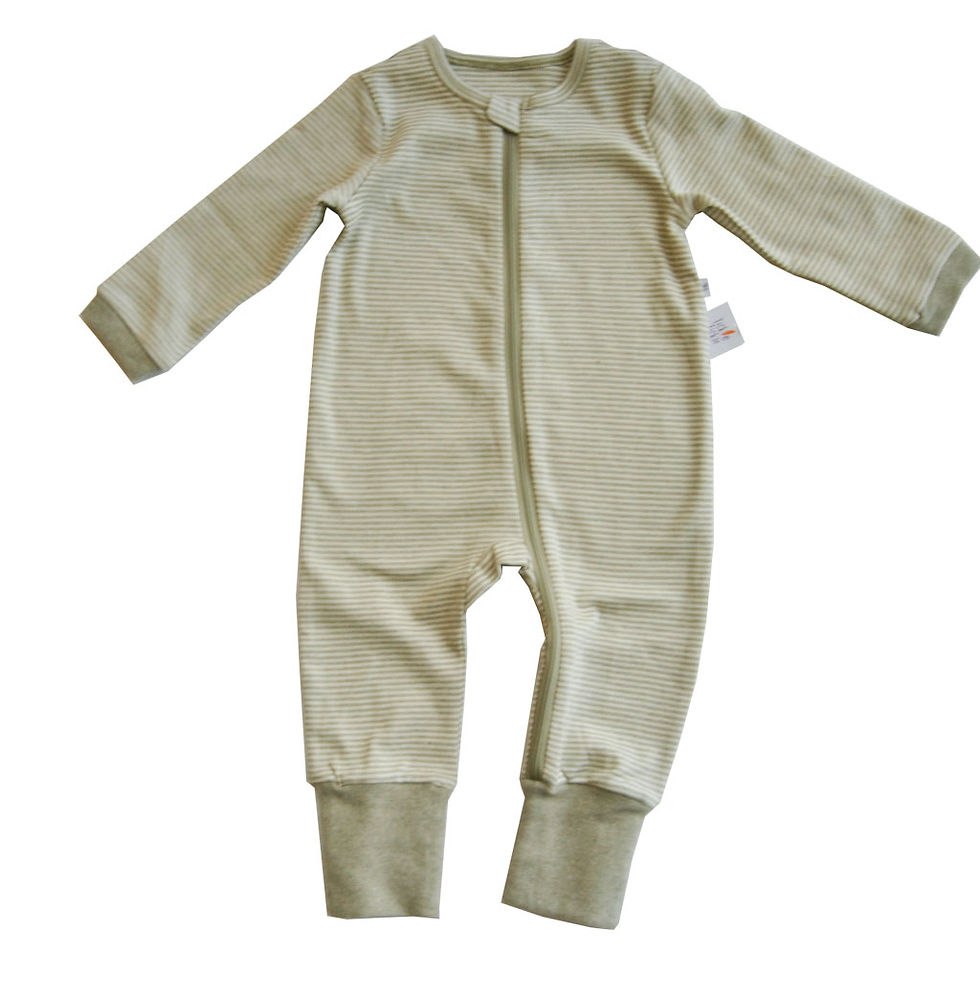 Thumbnail: Lil Fern Organic Zipup Sleepsuits Value Pack-2
