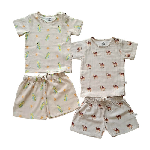 Toddler Mascot Mania in Tennessee Organic Muslin Shorts main image 1