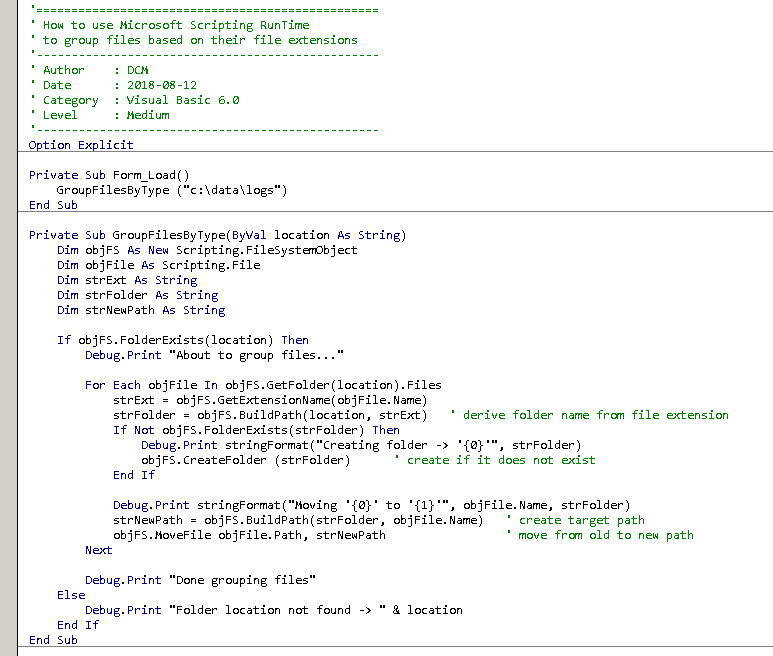 vb6 print to file vb6 print to file