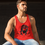 Thumbnail: JESUS RED AND BLACK TANK TOP UNISEX