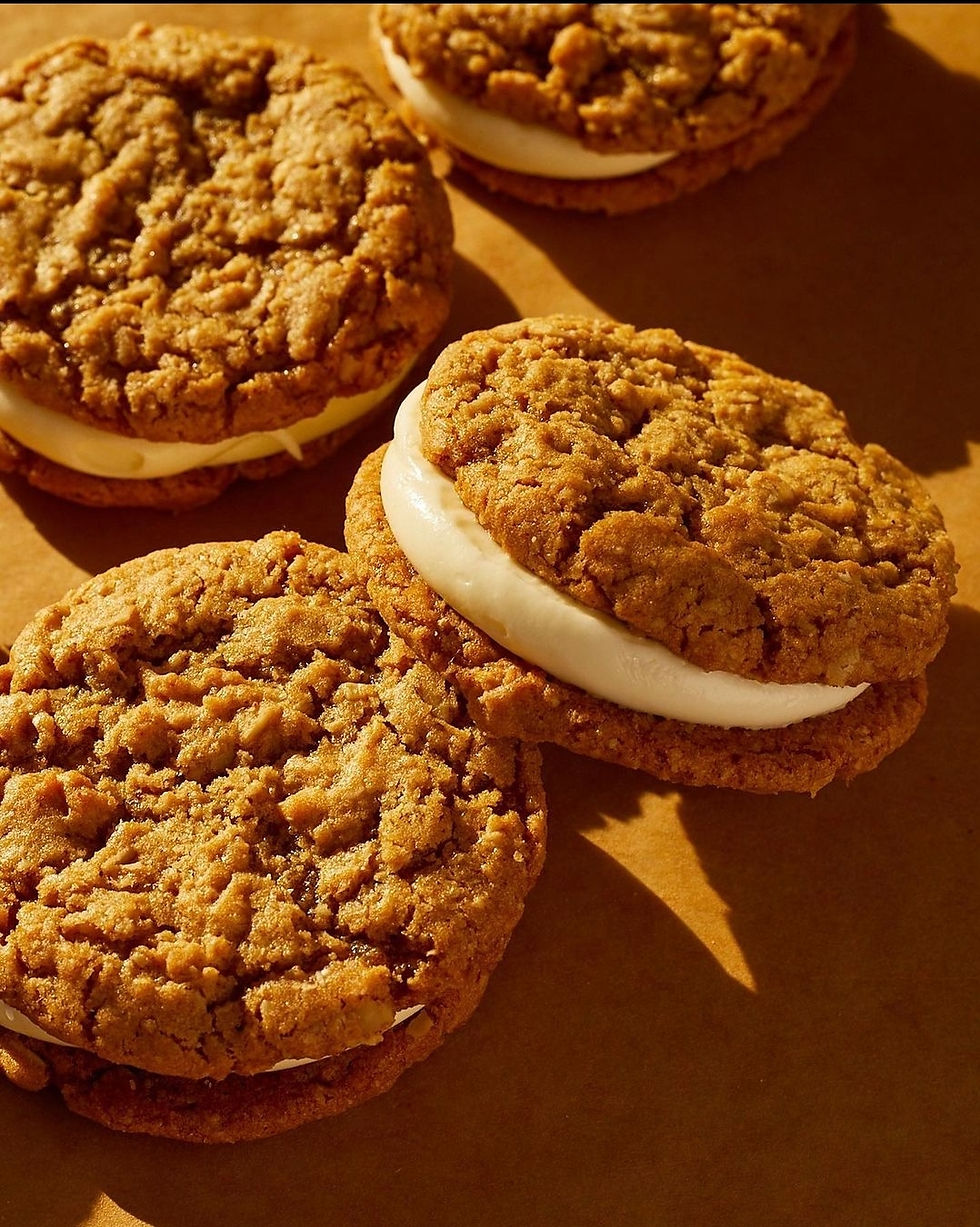Low Sugar Oatmeal Cream Pies