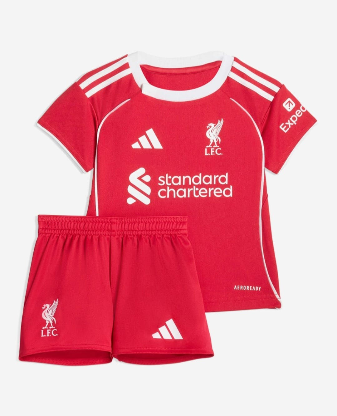 Liverpool 2025 - 2026 Home Kid's Football Kit