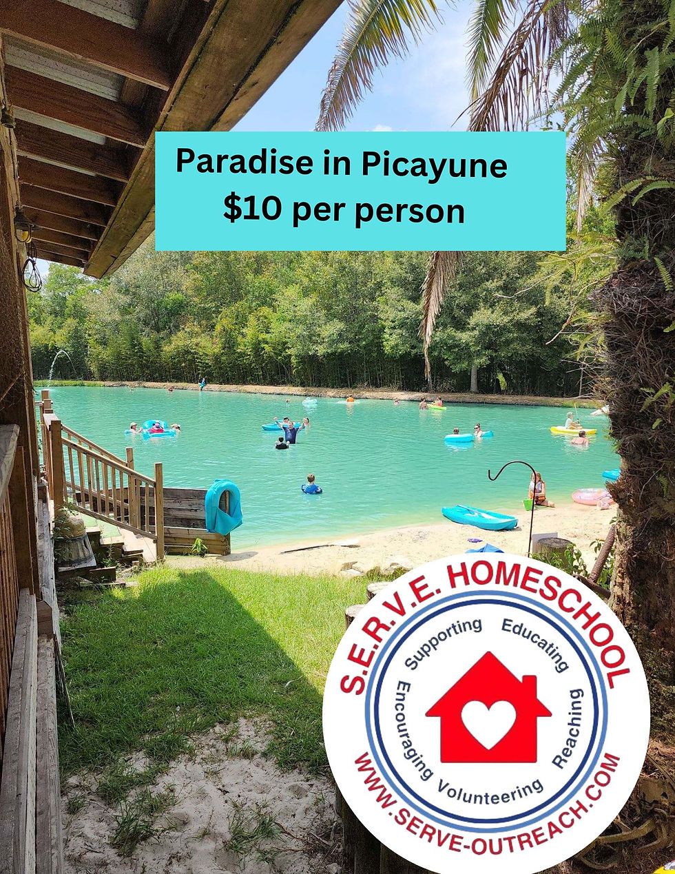 SERVE Homeschool Splashes in to Paradise in Picayune (all ages)