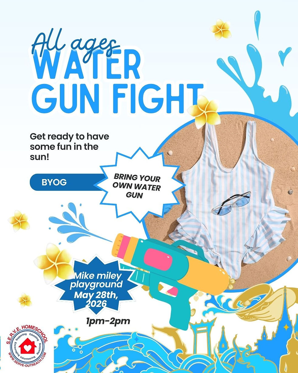 Water gun fight ( all ages)