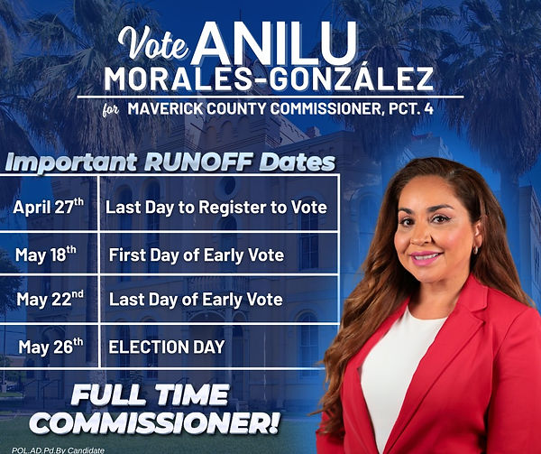 Pol. Adv. Pd. for by Aniluě Morales-Gonzaělez Campaign..JPEG