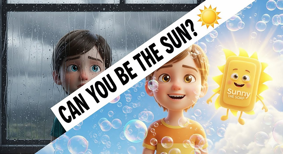 Children's positive thinking story about optimism, emotional resilience, confidence, and finding hope during difficult moments