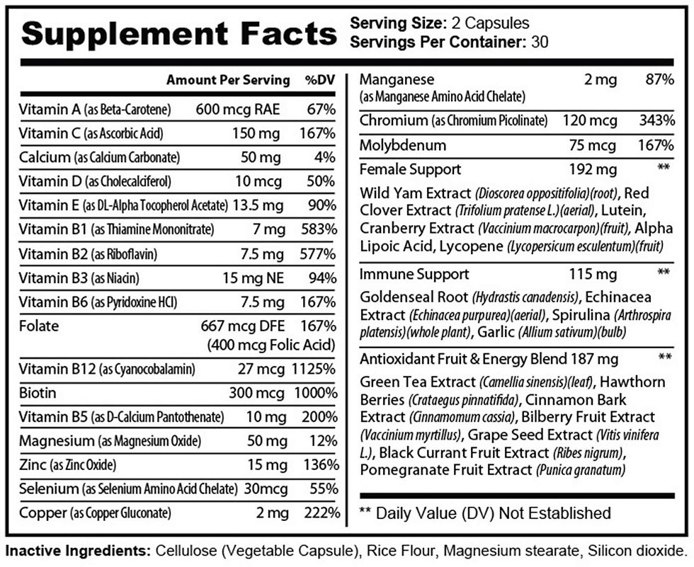 Thumbnail: Pure Multivitamins - Womens