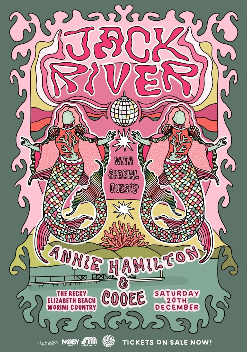 Jack River Christmas at home at the Recky Pacific Palms