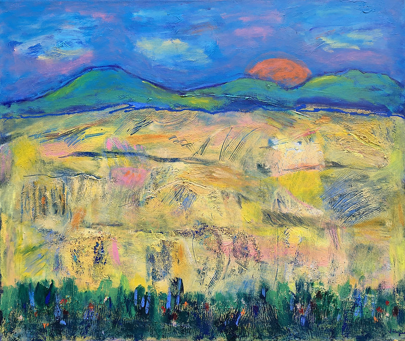 landscape acrylic on canvas