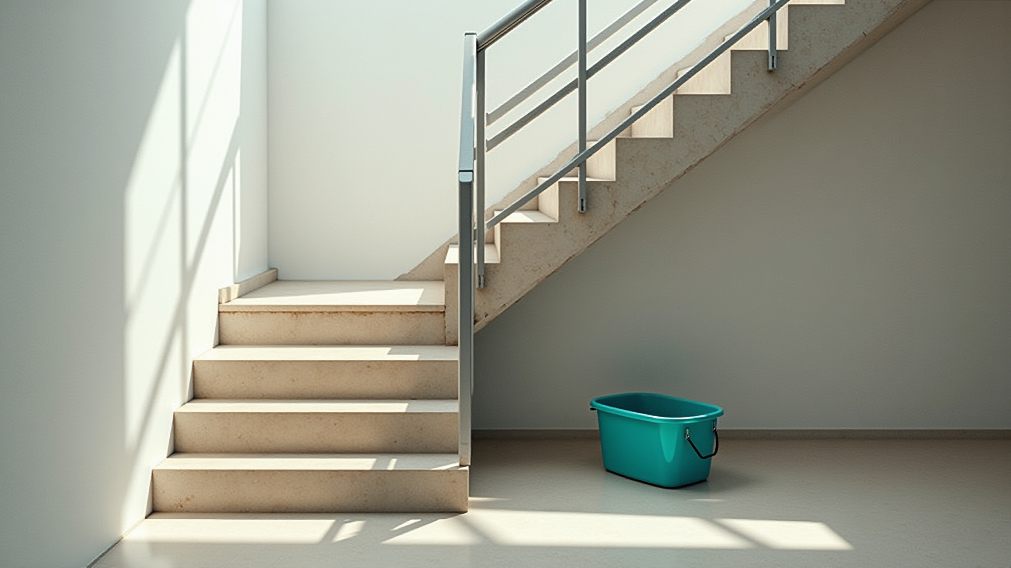 Treppenhausreinigung in Berlin mit professioneller Gebäudereinigung von LAK Cleaning Service