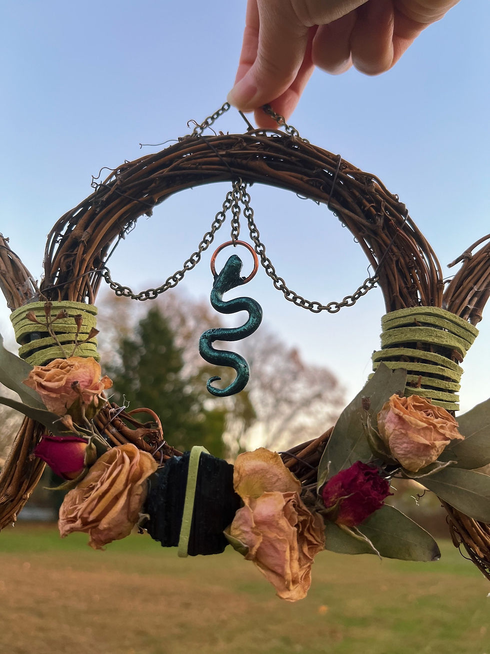 Thumbnail: Creatrix Triple Moon Wall Hanging