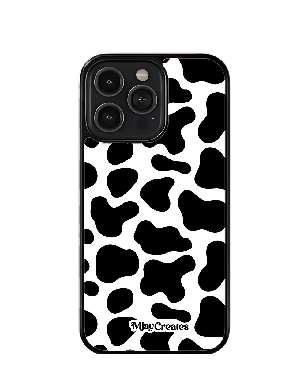 Cow print phone case