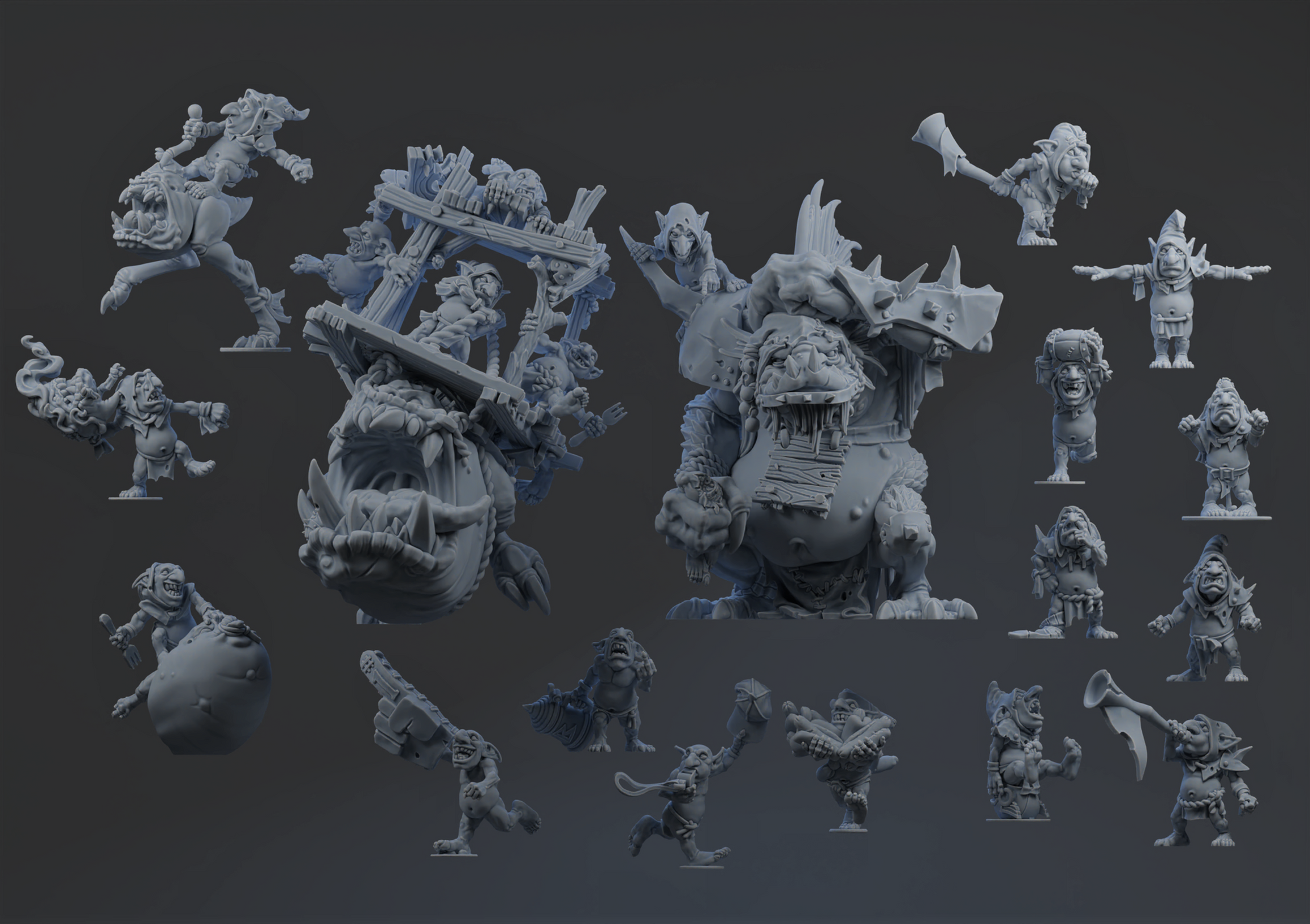 The Runts team part 1 - BruteFun Minatures - Fantasy Football