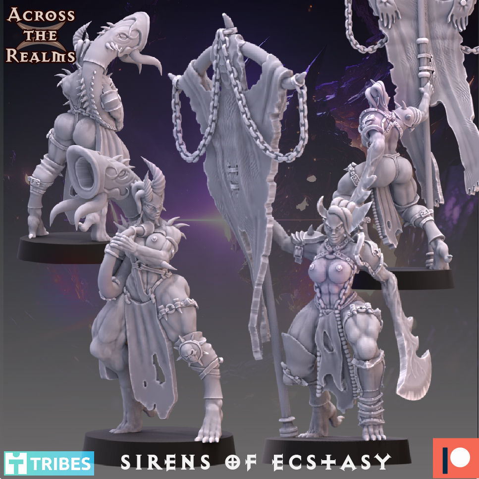 Miniatura: Sirens of Ecstasy  (Feb 2024) -   Across the Realms