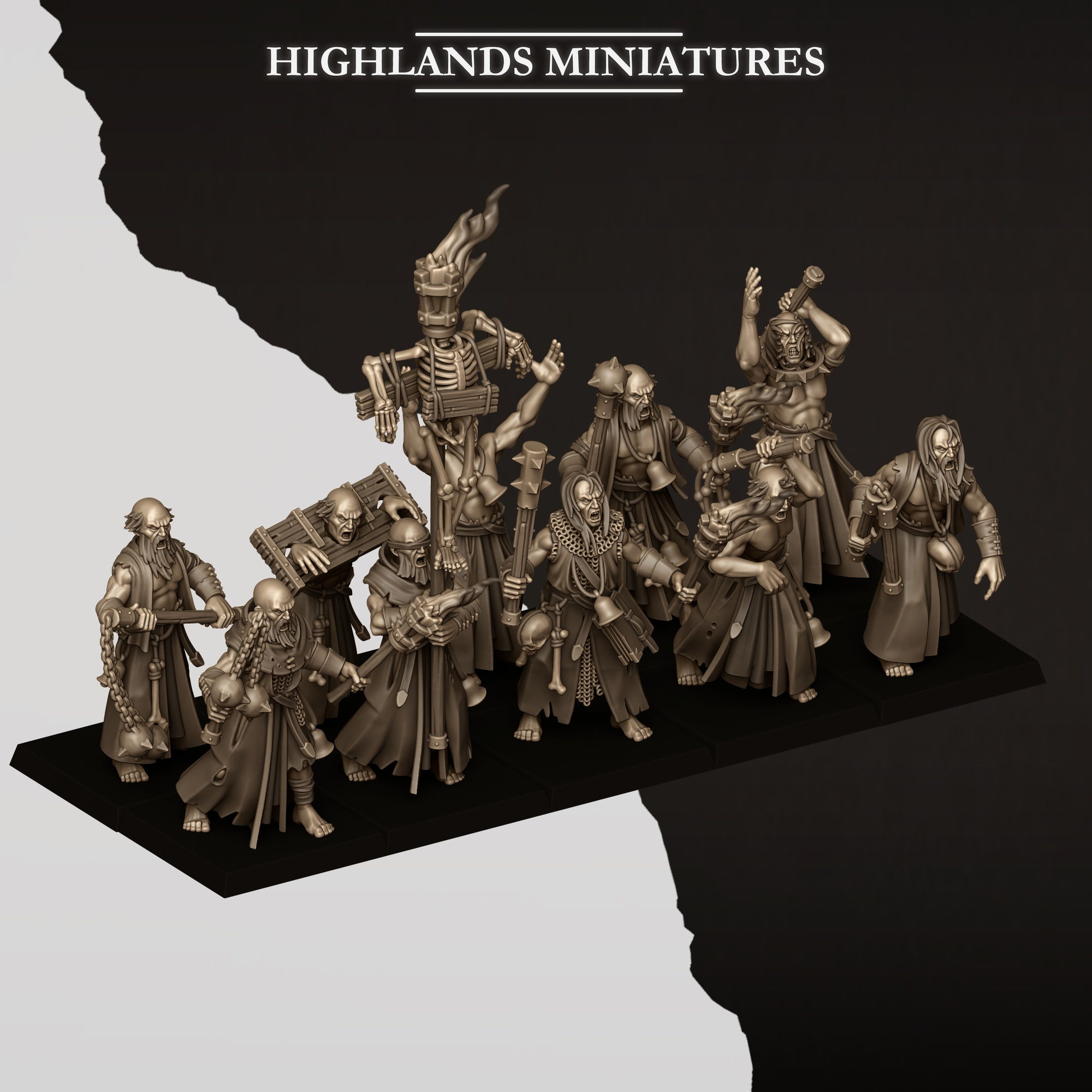 Sunland Fanatical Zealots  (July 2026)  - Highlands Miniatures