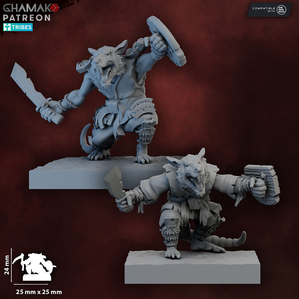 Thumbnail: Yari Ashigaru Rats (Naginata & Scythes)    (Dic 2025) - Ghamak