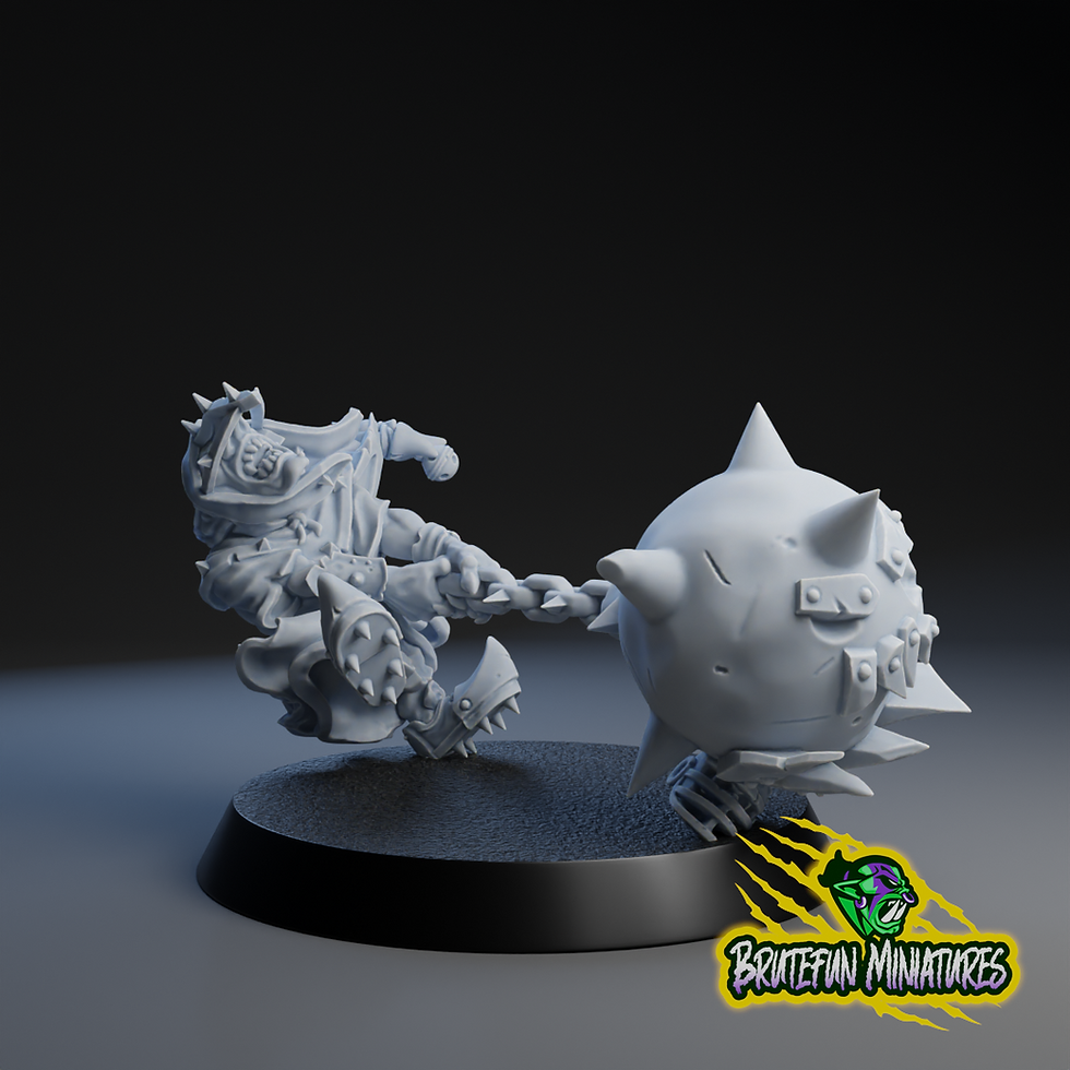 Miniatura: Goblin Dervish Star player   - BruteFun Minatures - Fantasy Football