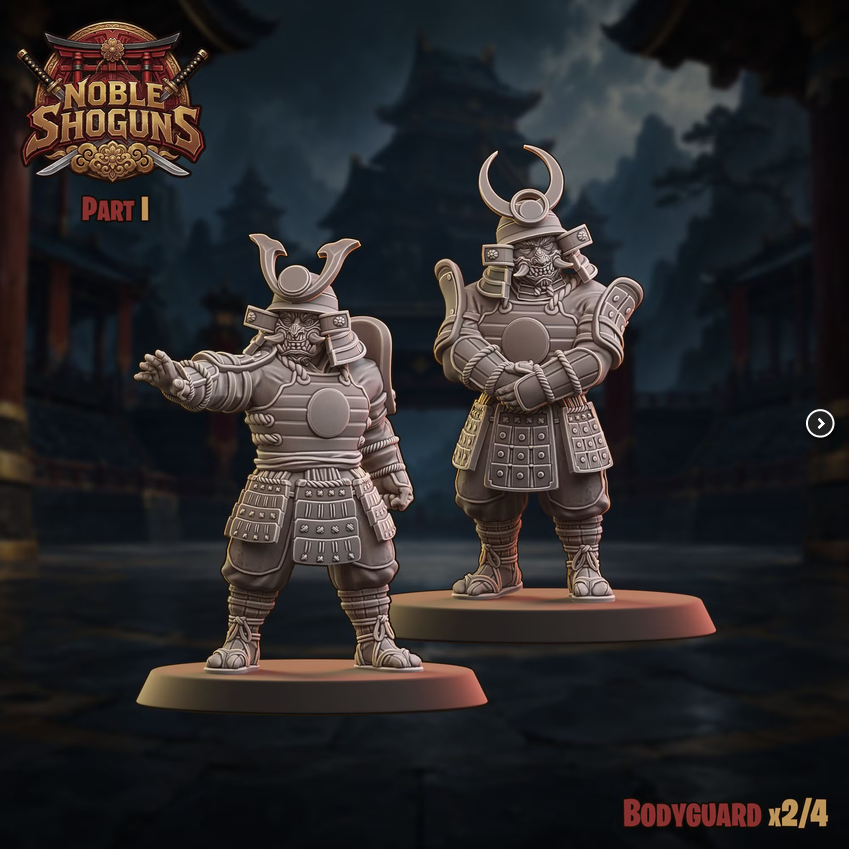 Miniatura: Noble Shoguns (Nobility) Part 1 - UGNI miniatures
