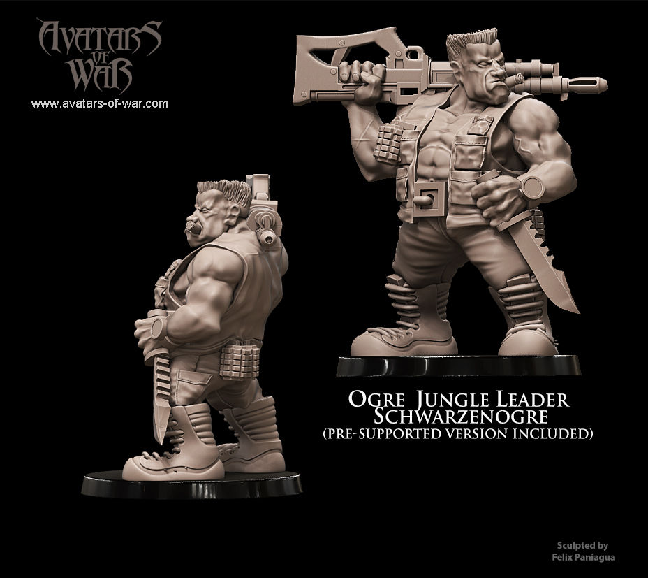 Miniatura: Ogre Jungle Fighters  - Avatars of War
