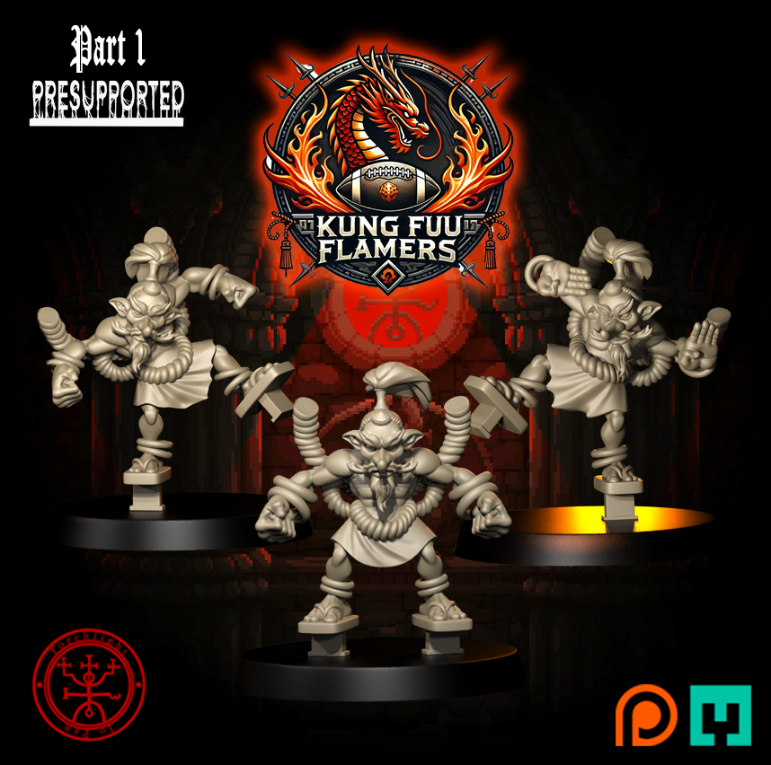 Miniatura: The Kung Fu Flamers. Part 1 - TorchLight Models