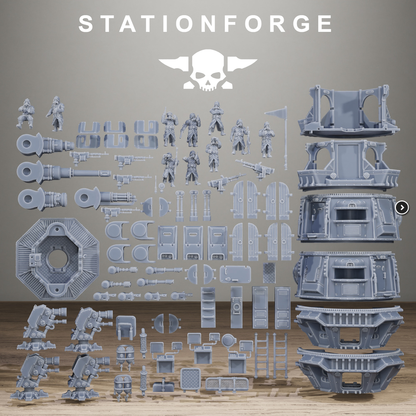 Miniatura: Scavenger Tank Walker    (July 2026) -StationForge