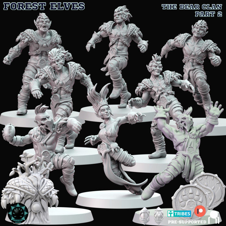 Thumbnail: Forest Elves of the Bear Clan