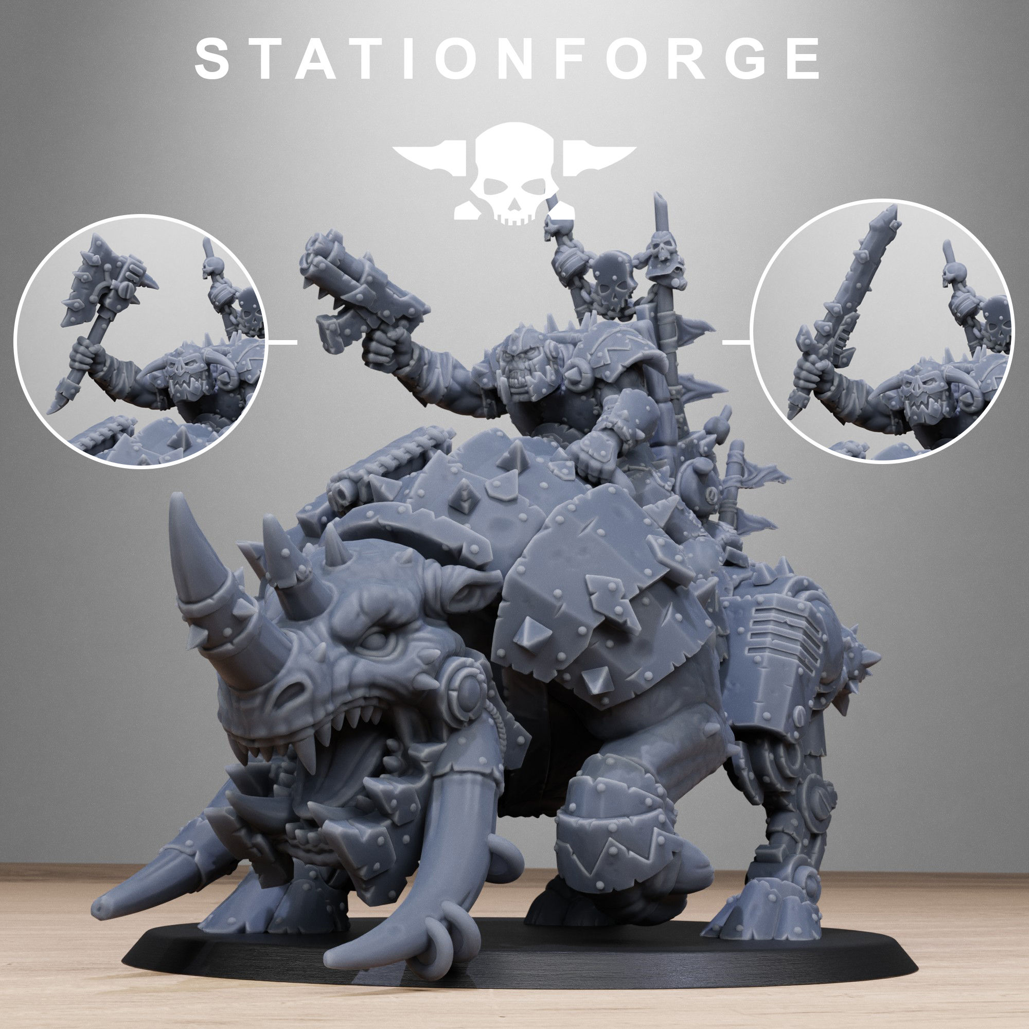Orkaz Brast-Rider Warlord (Feb 2026) -StationForge