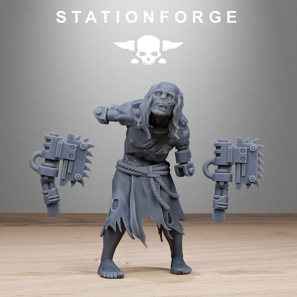 Miniatura: Techno Savanger Necromants  (Gen 2026) -StationForge