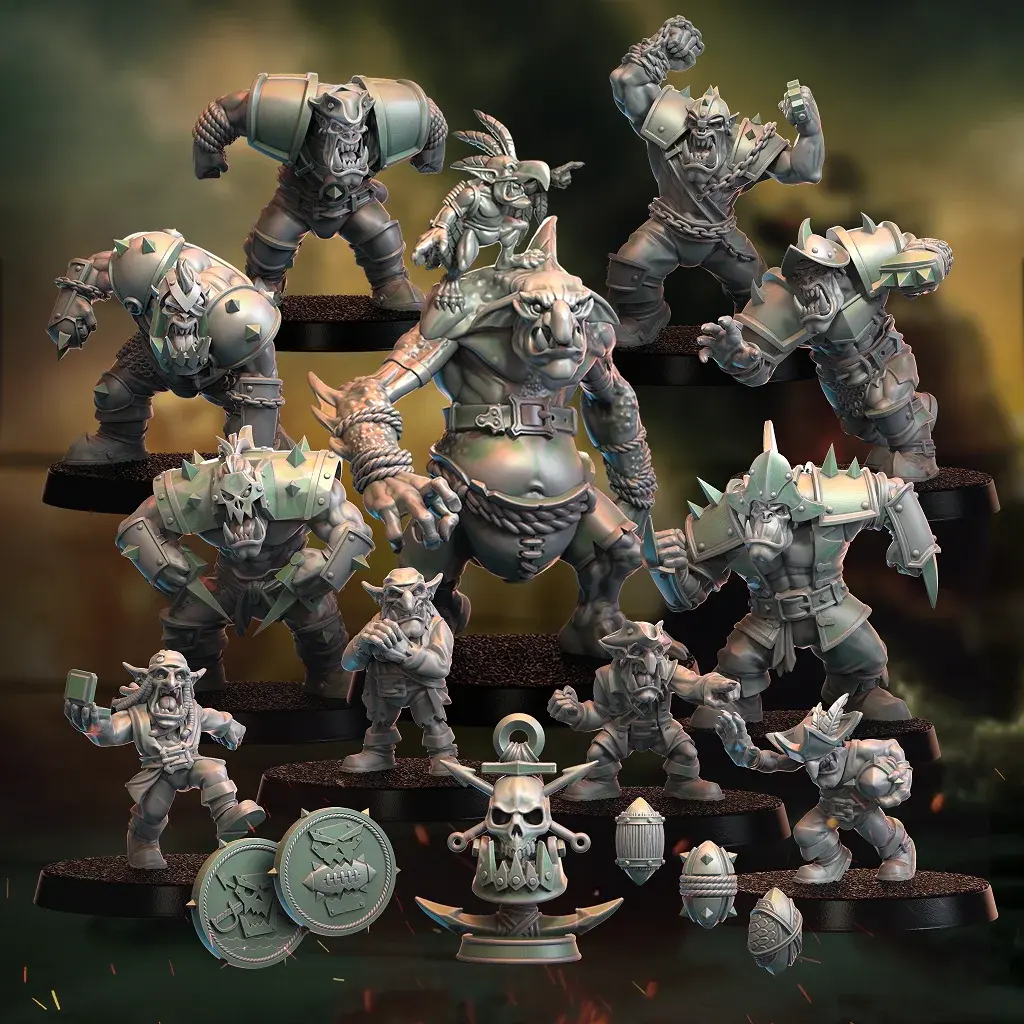 Baorcudas Black orc Team - Punga