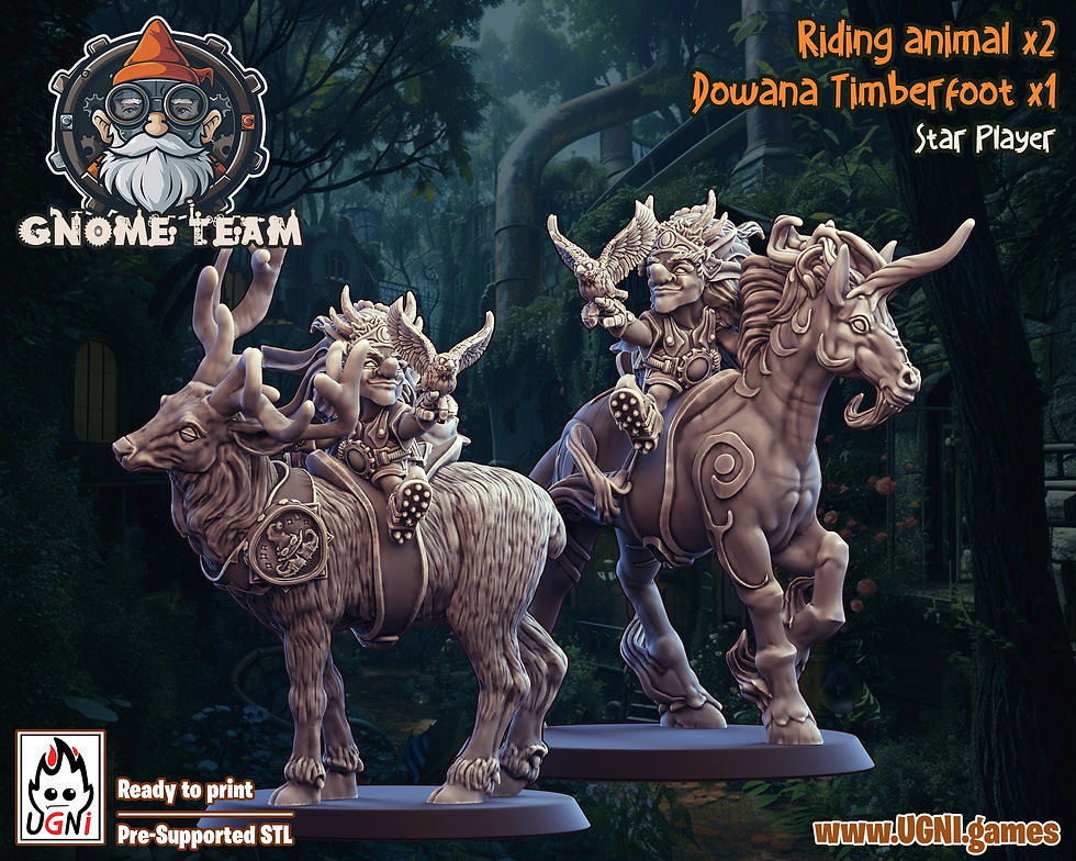 Miniatura: Gnome Team (Steampunk Style). Part 2- UGNI miniatures