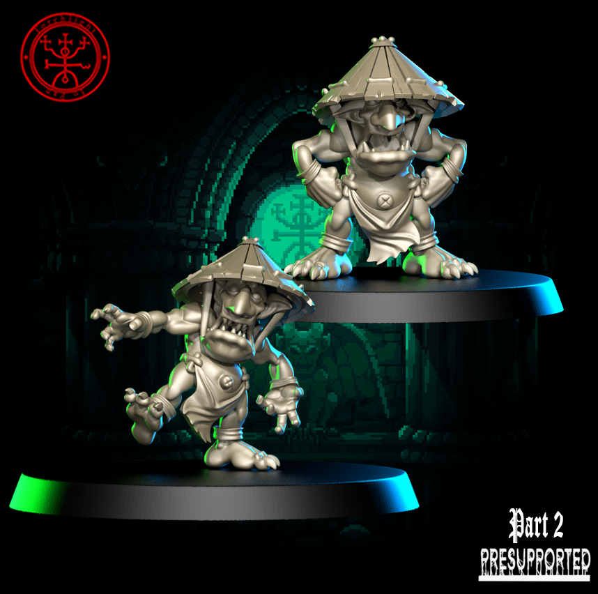 Miniatura: The Tengu Terrors  A Pirate Ogre Part II  - TorchLight Models