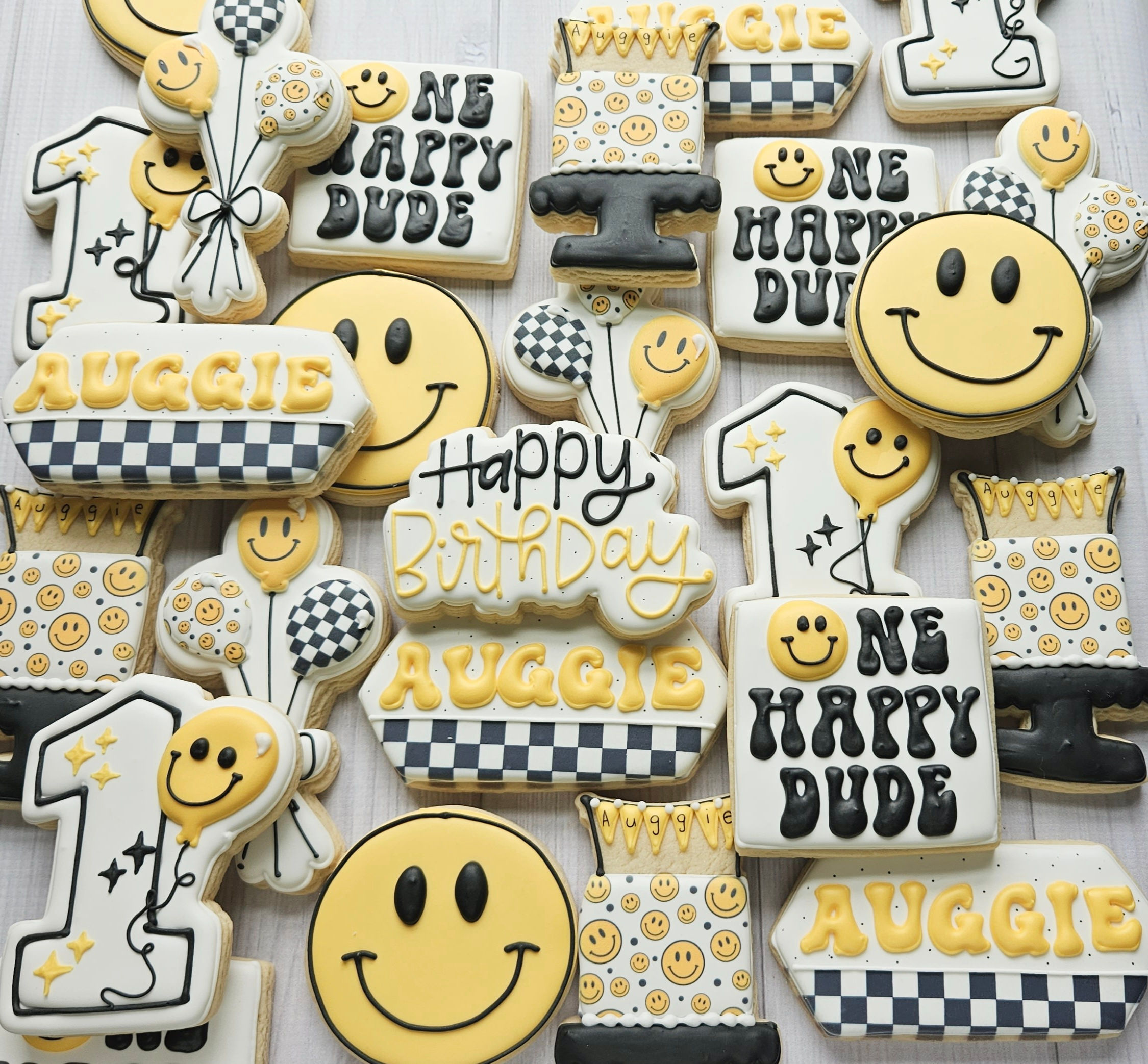 One Happy Dude Birthday Cookies