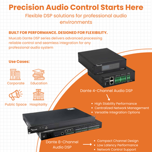 Flexible DSP solutions for professional audio environments by MuxLab