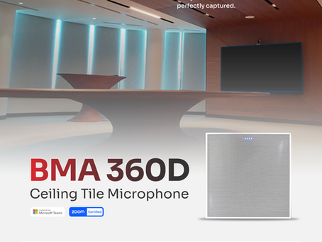 Intelligent Ceiling Audio for Modern Workspaces