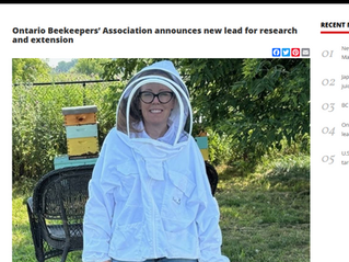 On 17 Aug 25, come and meet the Ontario Beekeeping Association Technical Transfer Program's (TTP) Lead Specialist - Dr Britteny Kyle