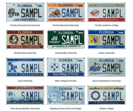Florida Personalized License Plates at Fast Tag Services