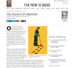 The Solace of Oblivion