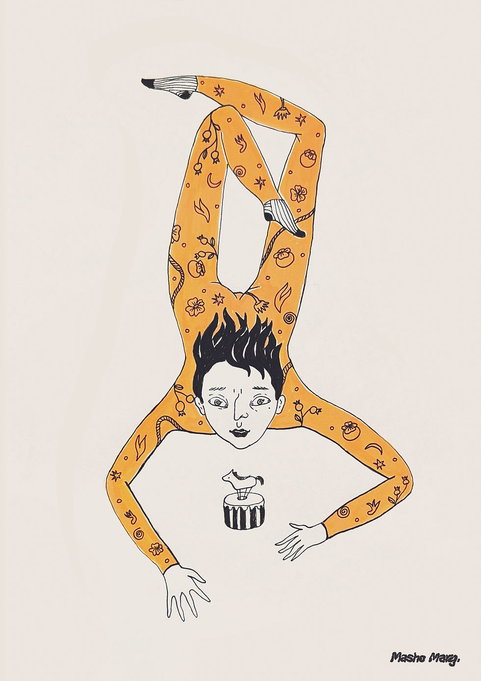 Illustration by mural artist and illustrator from Georgia.