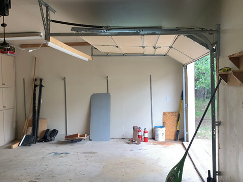 Garage converted into guest quarters.