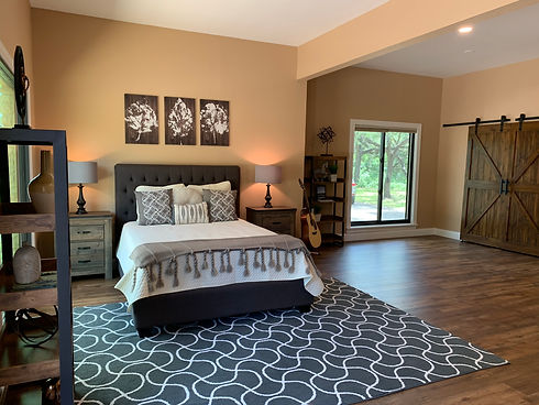 Two car garage converted into Mother In Law Suite. Remolded by Streamline Interior Design