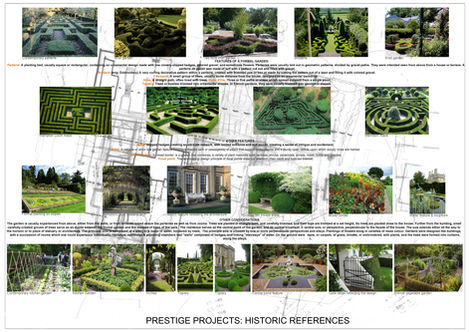 Erfgoedlandschap. Historische boerderij. Hedendaagse formele tuin. Inheemse planten. Biodiversiteit. Prestigieus project.