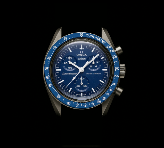 Thumbnail: Metal Casing blue Tachymeter