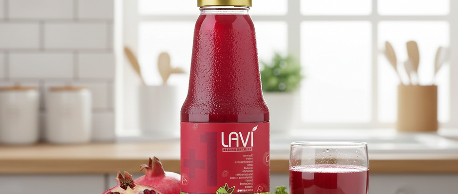 CAM ŞİŞE 1000 ML LAVİ +1 ZENCEFİLLİ KARIŞIK İÇECEK (1*6 ADET)