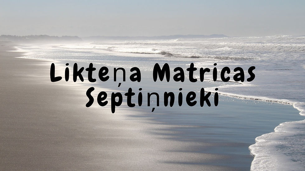 Likteņa Matricas Septiņnieki